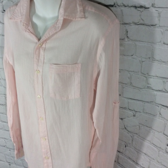 BDG soft pink button down long sleeve shirt Euc S - Picture 2 of 6